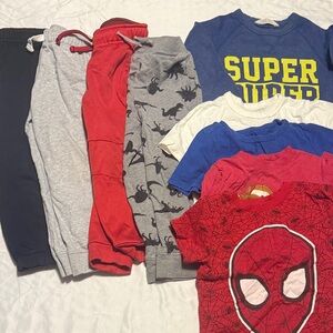 Kids Graphic T-Shirts and Joggers bundle